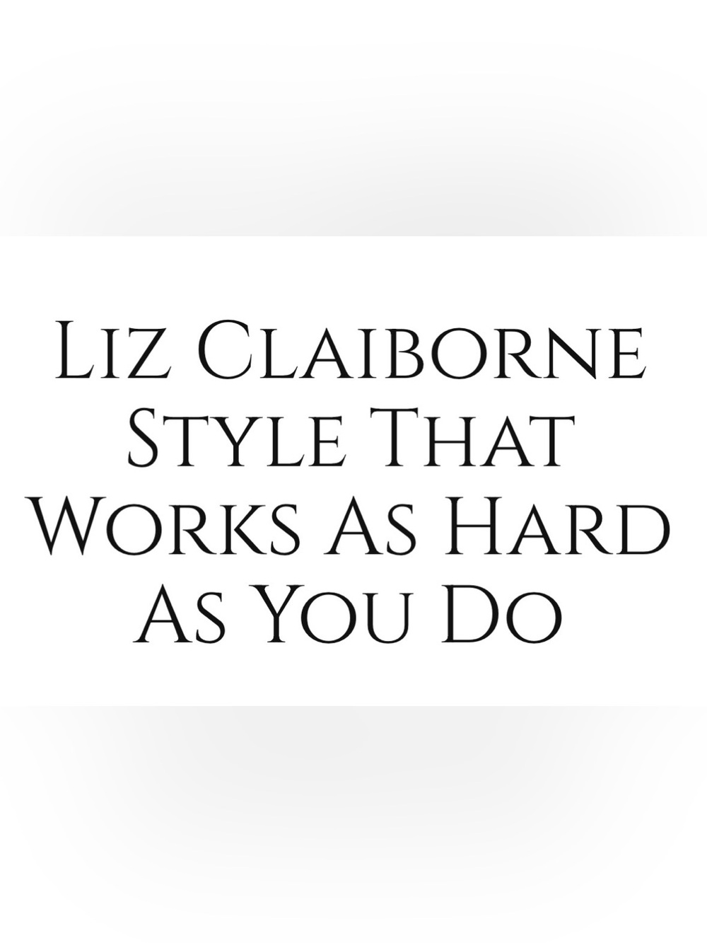 Liz Claiborne